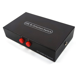 Adaptador de interruptor de alta compatibilidad USB2.0 de 2 puertos para compartir impresora 2 entradas 1 salida para accesorios de audio y video - Product Image 4