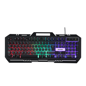 4 in1ゲーミングキーボードとマウスヘッドセットマウスパッド人間工学に基づいたライトメカニカル104ボタンゲーミングコンボセット - Product Image 2