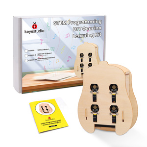 STEM DIY Ocarina Learning Kit Microbit Board Wooden <strong>Assembly</strong> Smart Programmable Project for Student Education &amp; Maker Boards - Product Image 1