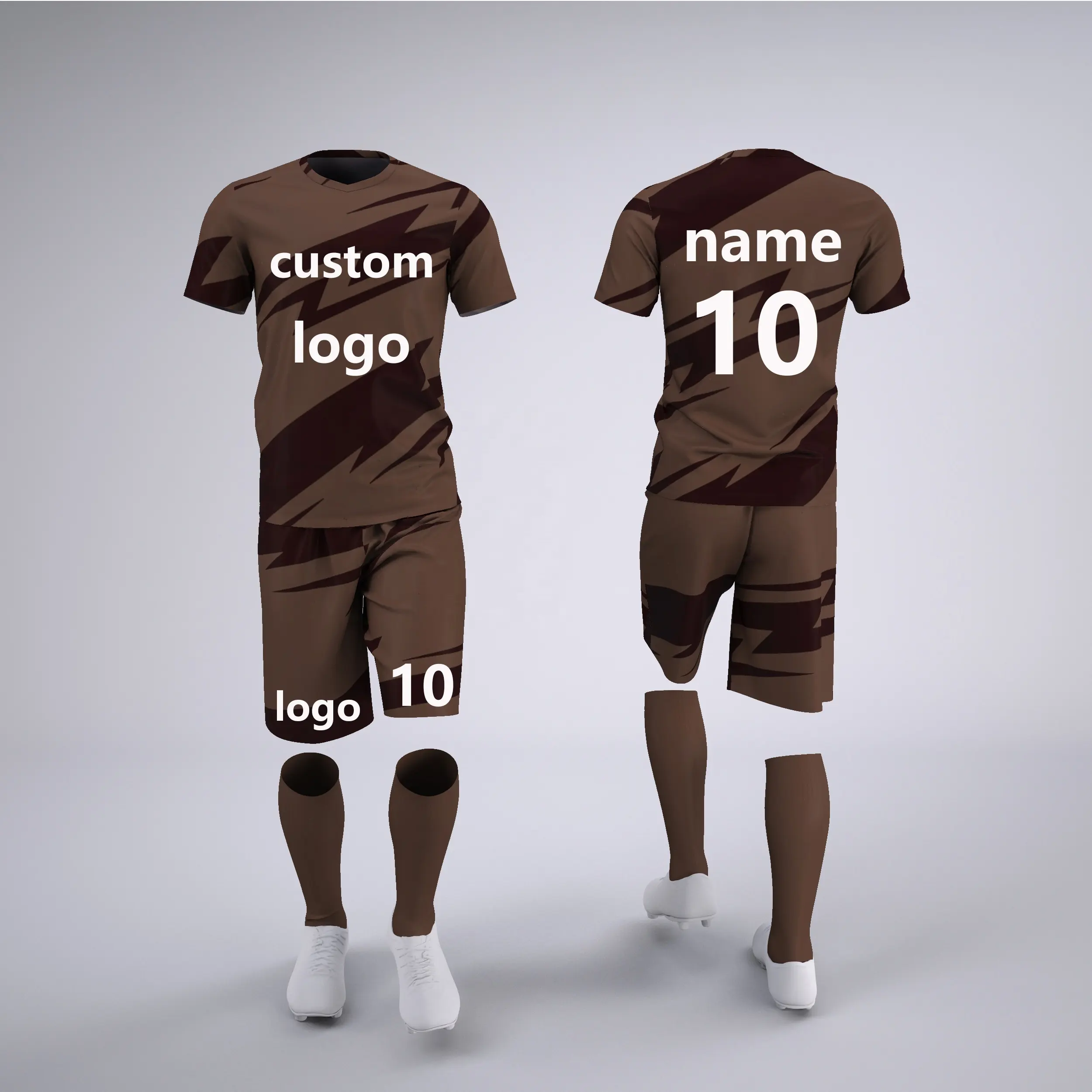Nuevo Diseño de equipo de fútbol, conjunto de Jersey de fútbol para equipo, Maillot De Pie, sublimación, ropa De fútbol, camiseta De fútbol con estampado