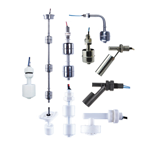 Weißer Kunststoff-Ein punkt-/Mehrpunkt-Wasserstands schwimmersc halter/Füllstand sensor