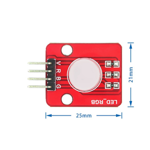 10-mm-Vollfarb-LED-Modul mit sieben RGB-steuerbaren Perlen Elektronische Module und Kits mit gerader Einfügung - Product Image 4