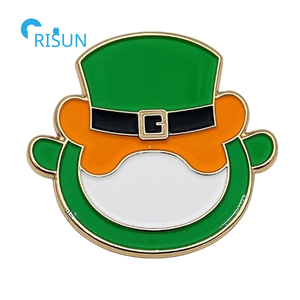Tùy chỉnh Ireland Irish cờ Cỏ Ba Lá St. Paddy của ngày ve áo pins phù hiệu trâm cài tùy chỉnh St. Paddy của ngày men Pin - Product Image 3