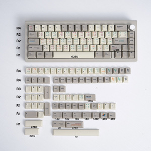 143 Keys GMK Retro <strong>Programmer</strong> Keycap DIY <strong>Mechanical</strong> <strong>Keyboard</strong> Keycap PBT Dye SUB Cherry Profile Keycap - Product Image 2