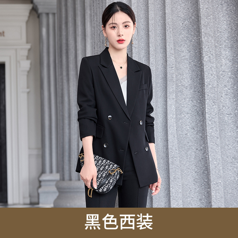 black suit