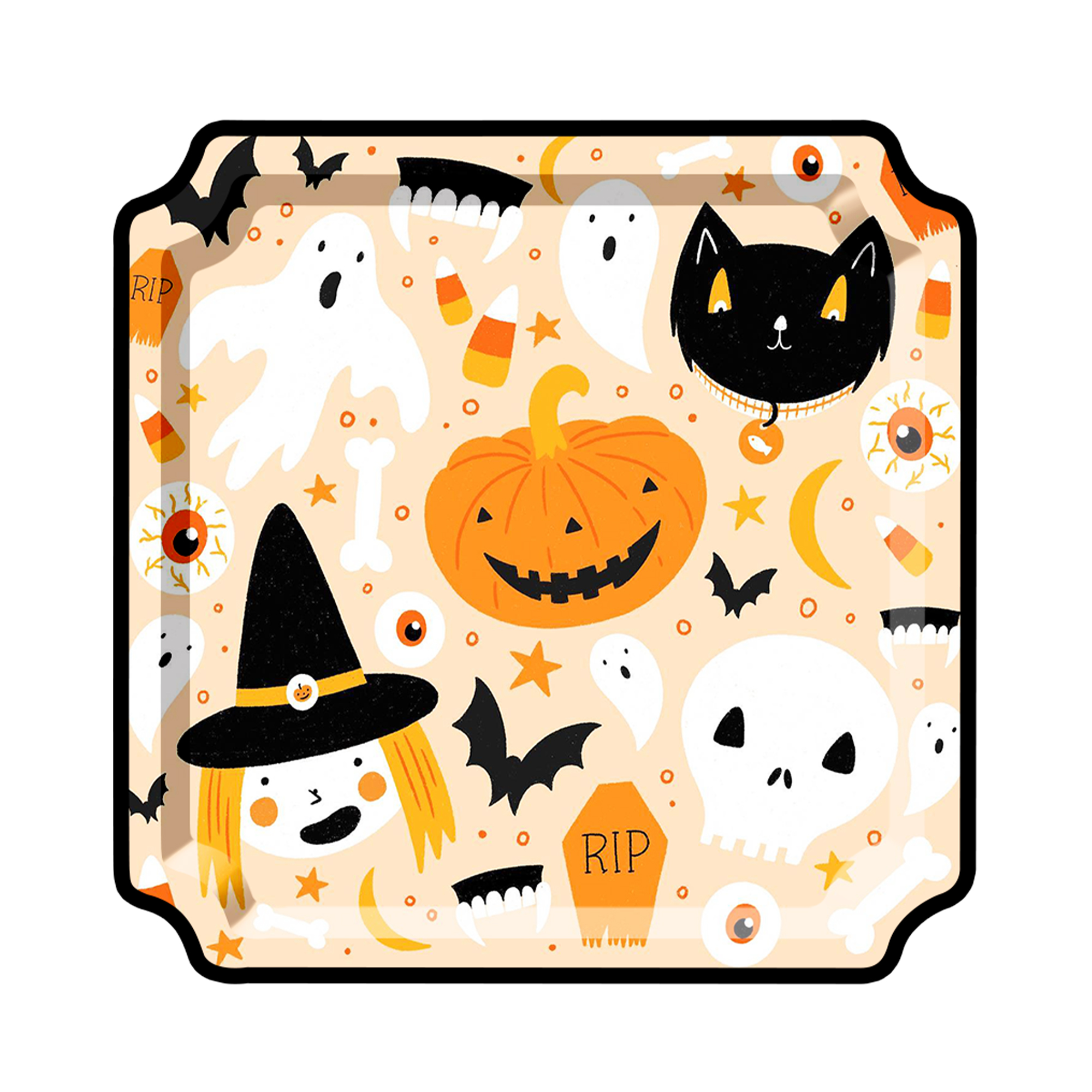 10.5 inch paper plate*8 pcs
