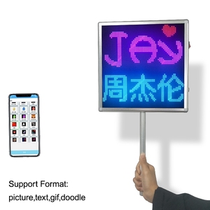Sân bay Pick up cầm tay màn hình LED Board App lập trình Tên điện thoại tin nhắn văn bản hiển thị handhold LED Đăng biển quảng cáo - Product Image 3