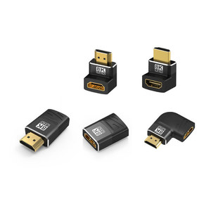 8K HDTV macho a hembra adaptador lateral doble ordenador decodificador TV a Monitor proyector fundición pantalla Cable HDMI convertidor - Product Image 1