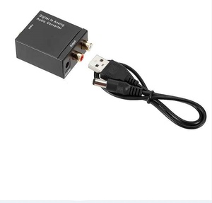 Señal coaxial de fibra óptica a adaptador de Audio estéreo analógico R/L Audio 3,5mm convertidor de Audio Digital a analógico amplificador decodificador