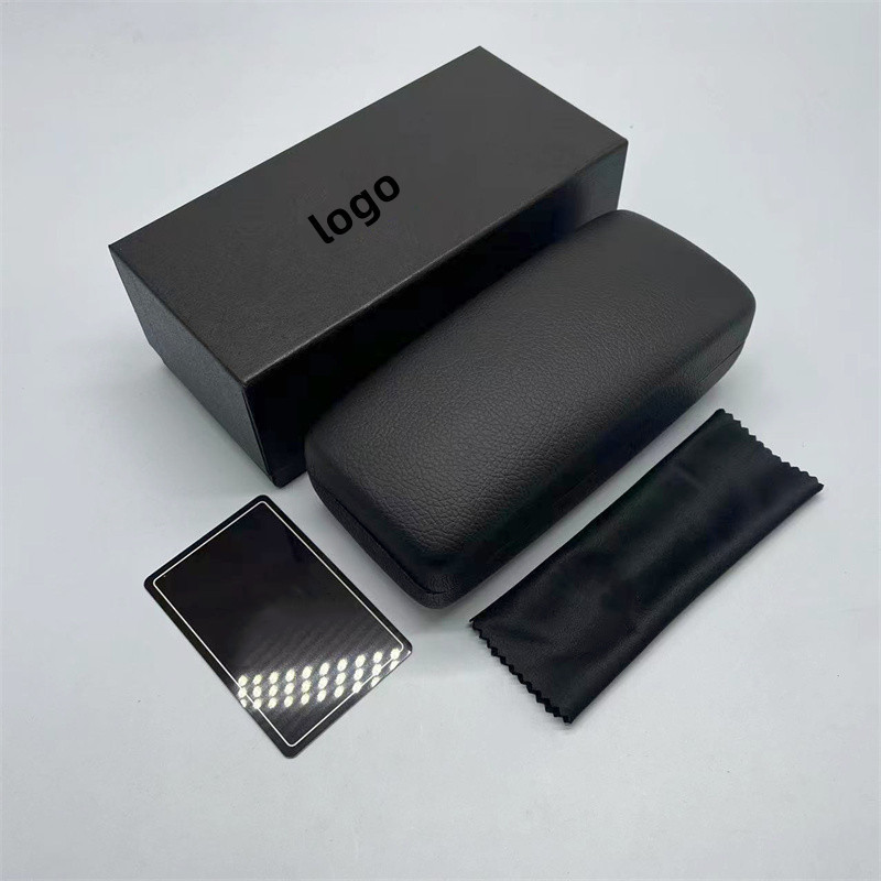 Set 11-fan si jia black eyeglass case