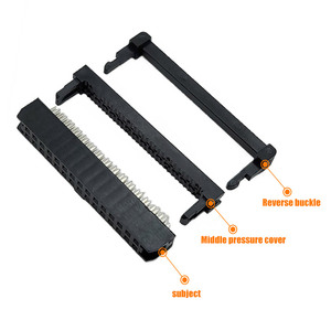 ซ็อกเก็ตสองส่วน2.0มม. ช่องเสียบ IDC สีทอง/นิกเกิล IDC แบบ30Pin - Product Image 5