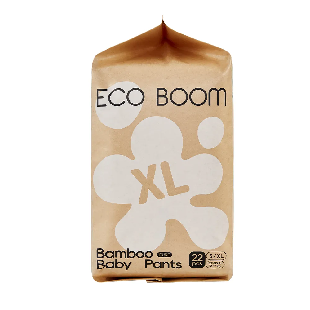 Pantalones de pañales de bebé fabricante de entrenamiento natural ecológico de algodón orgánico a base de plantas ECO BOOM