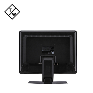 High Quality 15 Inch HD VGA <strong>Input</strong> Wall Mount LCD Computer <strong>Monitor</strong> 4:3 Business Touch Screen Speaker Replacement Desktop Use