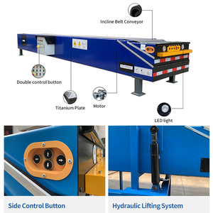 Di alta qualità camion di carico e scarico portatile telescopico nastro trasportatore semplice operazione con sistema di sollevamento - Product Image 4