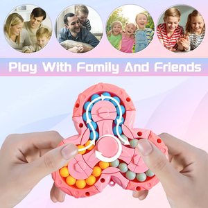 Rotante Magic Bean Fidget Toy Hand Spinner Office Relief Stress ansia decompressione Puzzle Cube perline educative bambini adulti - Product Image 5