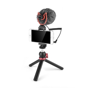 Sony a6500 câmera mini celular de estúdio, profissional condensador, youtube, microfone para dslr, android, entrevista