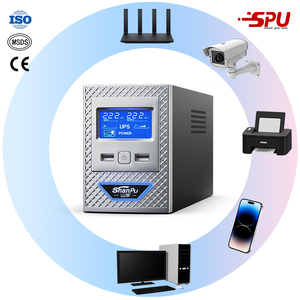 Fuente de alimentación ininterrumpida Shanpu UPS para uso doméstico, regulador de voltaje de batería incorporado, respaldo de corte de energía de computadora - Product Image 2
