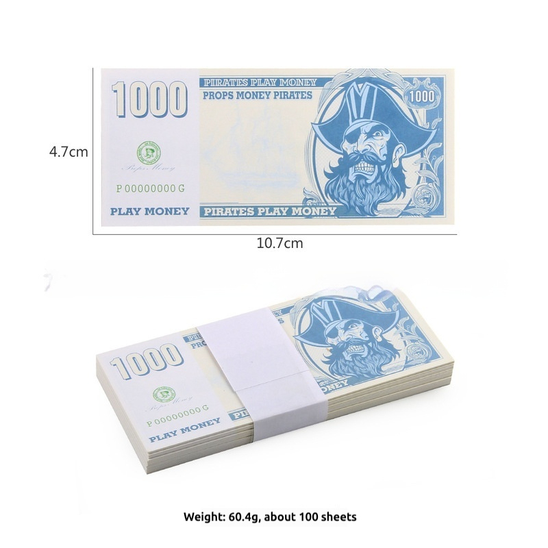 Billetes pirata de 1000 denominación 100