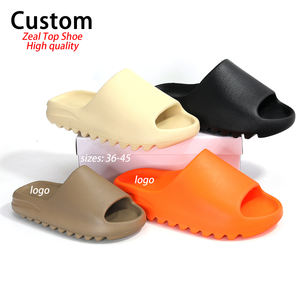 Sandal selop Logo EVA ringan untuk pria, sandal selop jari terbuka adem antiselip, busa EVA kustom untuk pria - Product Image 1