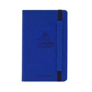 Logo personalizzato Themo Pu Hardcover Color Edge Notebook in pelle con chiusura elastica 2023 Journal Notebook - Product Image 5