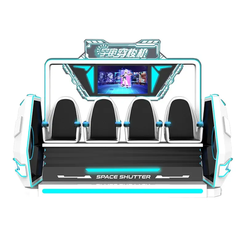 VR 5D 7D 9D dynamic 4 seats cinema Virtual Realitysimulator game for mall/home/theater