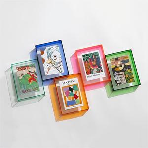 Clear Floating Photo <strong>Frames</strong> for 4 <strong>X</strong> <strong>6</strong> Inches Art Print Individual for Tabletop Display Acrylic Picture <strong>Frame</strong> - Product Image 6