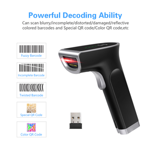 YHD-6700DW Wireless Qr codice a barre lettore di codici a barre supporto scansione schermo 2D POS palmare Scanner di codici a barre - Product Image 5