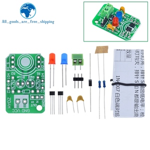 TZT Hall manyetik indüksiyon sensörü manyetik algılama kutup çözücü kuzey ve güney algılama modülü DIY öğrenme kiti - Product Image 2