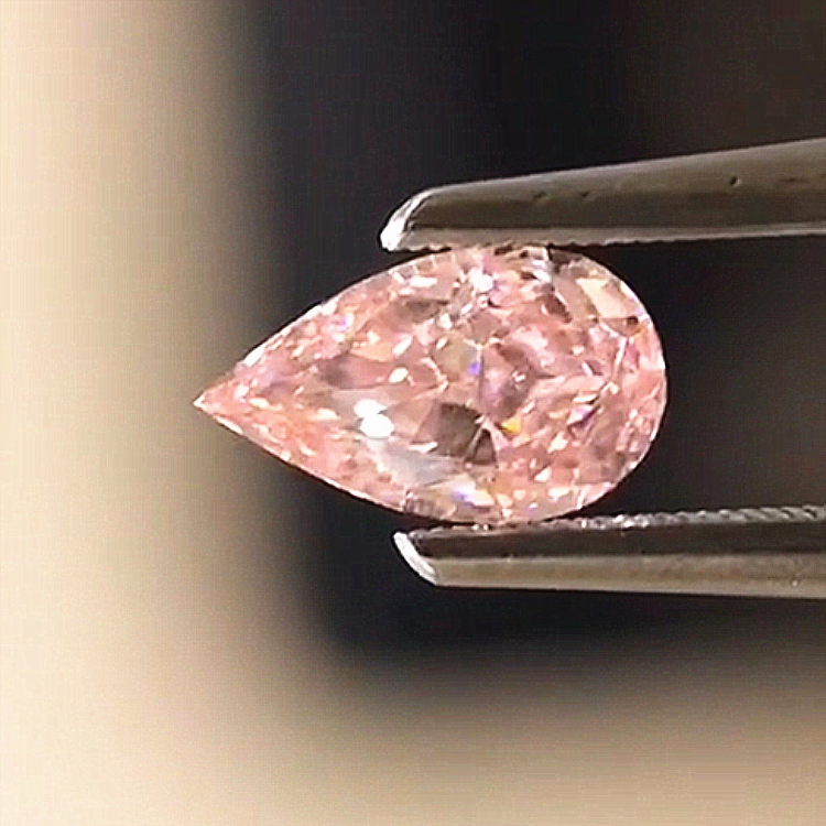 Diamante flojo rosado natural 0.51ct