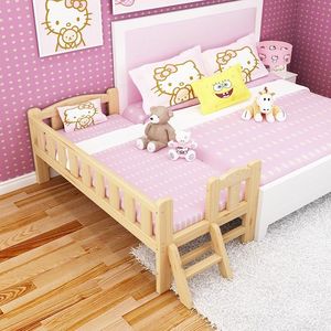 ベビー木製ベッドセット、新しいタイプのフルサイズのベビーソリッドウッドパインツインベッドベッド、多機能ツインベビーベッドベビーベッド - Product Image 6