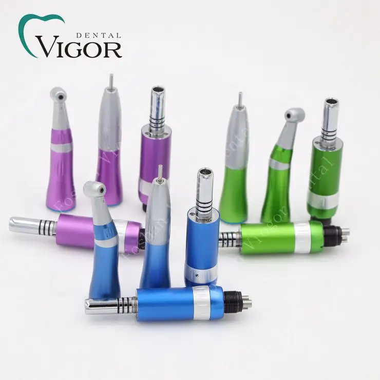 مجموعة أدوات يدوية للأسنان ذات سرعات منخفضة بألوان متنوعة تناسب طبيب الأسنان بنسبة 1: 1