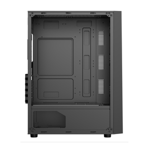 OEM USB2.0 interfaccia RGB luce lato pieno trasparente custodia per PC da gioco supporta M-ATX ITX scheda madre con ventilatore per i giocatori di Computer - Product Image 2