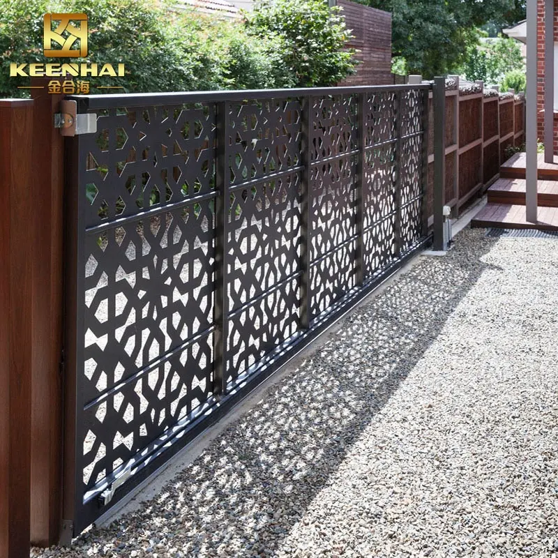 Decorative Carving Aluminum Perforated Metal Screen Door for Garden Use as Screens & Room Dividers