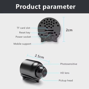 Mini Cámara WiFi de visión nocturna de seguridad para el hogar portátil inalámbrica de alta calidad X5 CMOS Sensor cámara de seguridad de detección de movimiento - Product Image 2