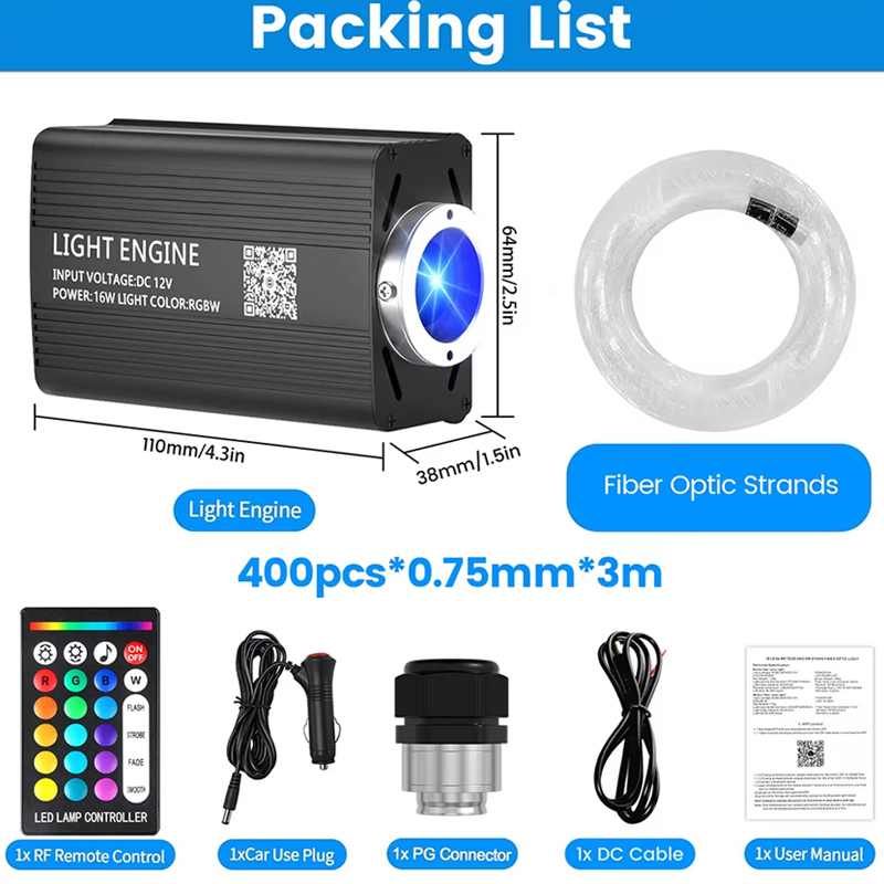 3m 400pcs 0.75mm fibers