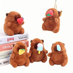 Toptan 4 inç Capybara ayı peluş anahtarlık örgü astar malzeme satın alma Bonus teklif ve özel teklif ile ücretsiz hediye - Product Image 5
