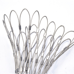 Rete della rete della fune del cavo dell'acciaio inossidabile per la tecnica tessuta saldata della pianta della ringhiera del ponte con il servizio di punzonatura - Product Image 6
