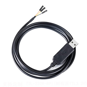 1.8m USB a TTL cavo adattatore seriale 3.3V USB a TTL-232R-RPI cavo seriale UART TX RX segnale 3 Pin per Windows Linux