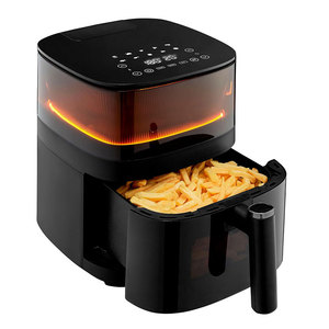 Luft fritte use 5L mit Dampf funktion Wasserdampf betrachtung fenster Schüttel alarm Digital 10 Vor eingestelltes Programm Multifunktions-Luft fritte use