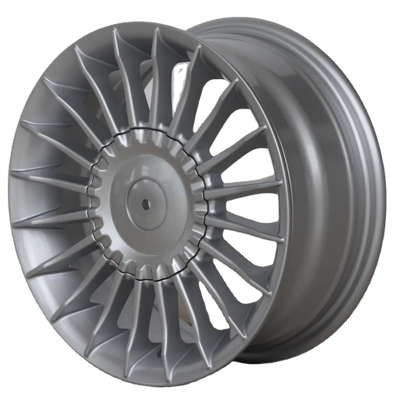 14 15 inch 8 lugs 8*100 8*114.3 alloy wheel rims interval adjustable PCD silver with full hub cover