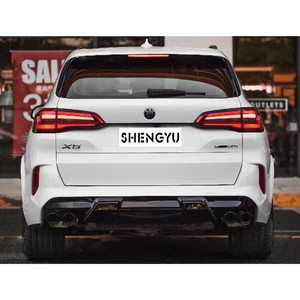 Body Kit สำหรับ BMW X5 G05 2019-ON อัพเกรด X5M สไตล์รวมด้านหน้าและด้านหลังกันชน - Product Image 5