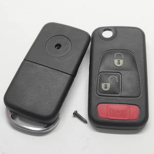 ใหม่เคสรถพับกุญแจรีโมทสำหรับ M-Ercedes B-Enz 1/2/3/4ปุ่ม Flip Key พร้อมใบมีดขวา - Product Image 2