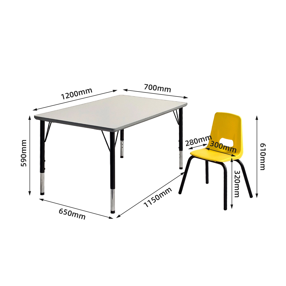 One Table And Four Chairs
