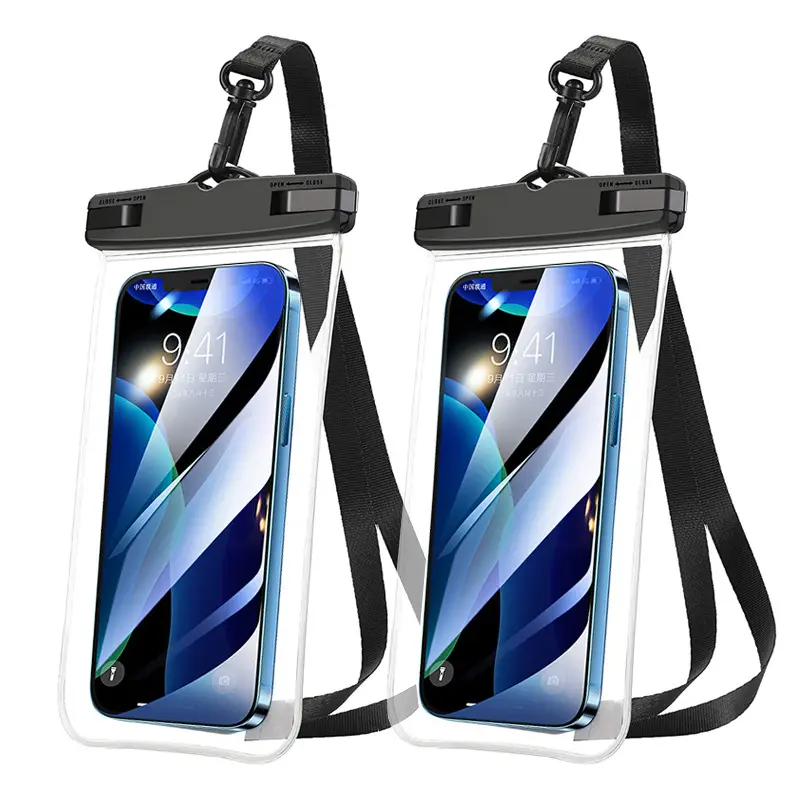 Fabrik Großhandel Universal PVC Ip68 Wasserdichte Smartphone-Tasche Wasserdichte Handy hülle für iPhone 11