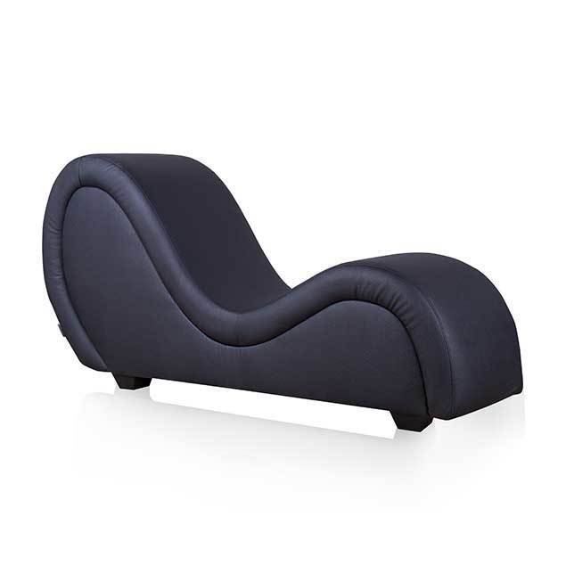 Mejor vendedor negro del sofá del asiento del amor de la forma de S