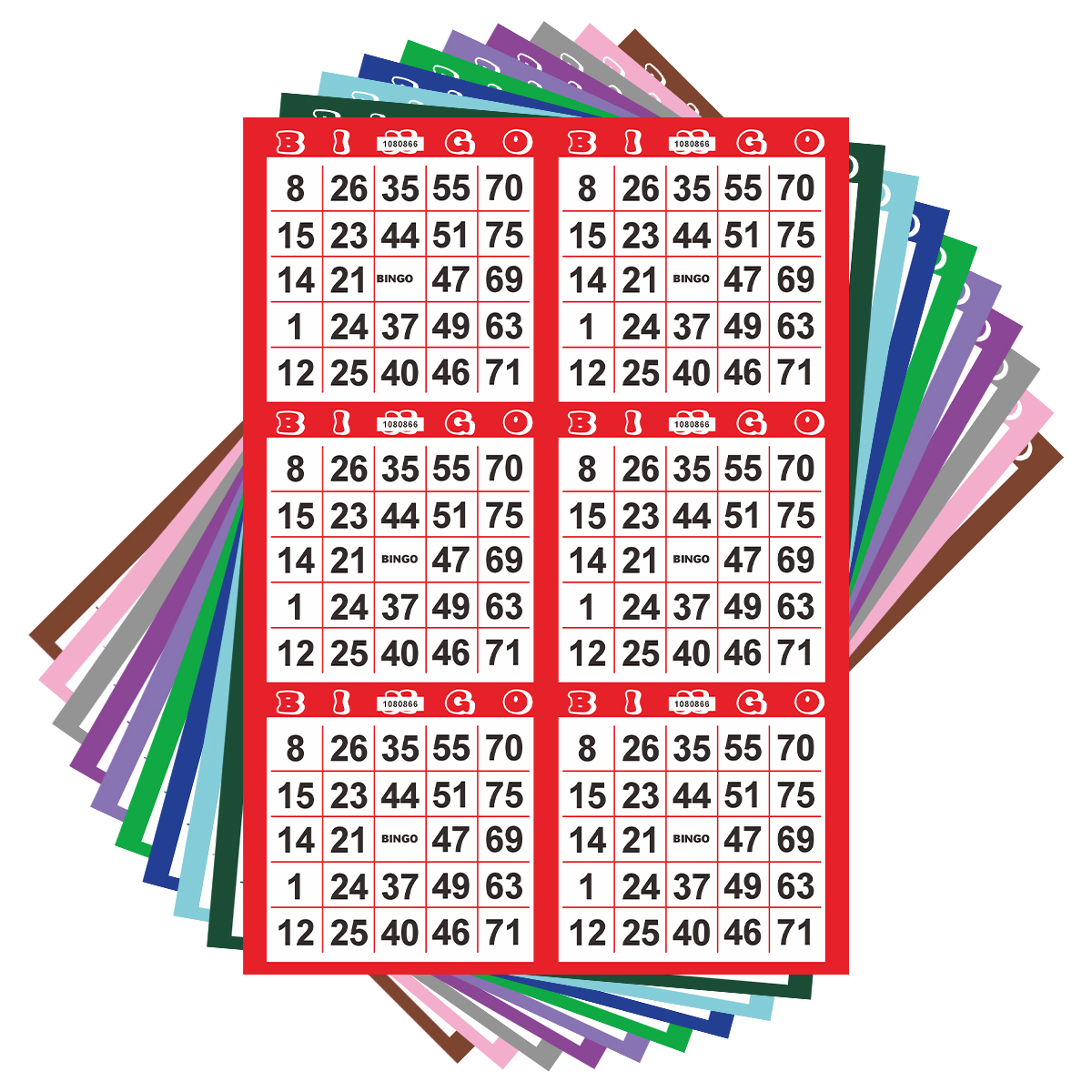 6 zones bingo card*9