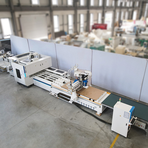 ET7 Etikettierung CNC-Bohr-und Schneid produktions linie Holz bearbeitungs möbel herstellungs maschine mit automatischem Be-und Entladen - Product Image 1