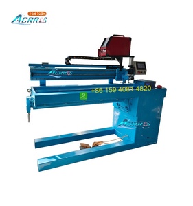 1000mm Solar <strong>Water</strong> Storage <strong>Tank</strong> Seam <strong>Welder</strong> Equipment Longitudinal Linear Seam <strong>Welder</strong> with PLC English Controller