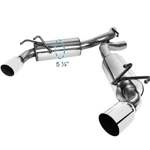 ระบบท่อไอเสียแบบ catback ประสิทธิภาพแบบคู่สำหรับ V6 3.6L ของ Chevy Camaro 2010-2015 - Product Image 4