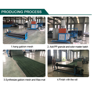 Steel Grid Geomats Steel Reinforced Geomat Gabion with Steel Grid <strong>Mesh</strong> Gabion <strong>Wire</strong> with Plastic <strong>Mesh</strong> - Product Image 5